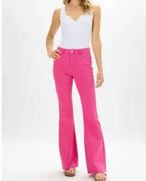 Judy Blue Hot Pink 90's Straight Jeans