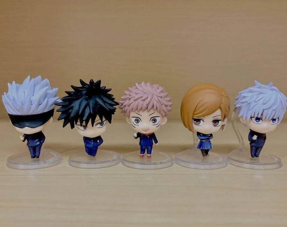 Jujutsu Kaisen Set Of 5 Action Figure | 5 CM |