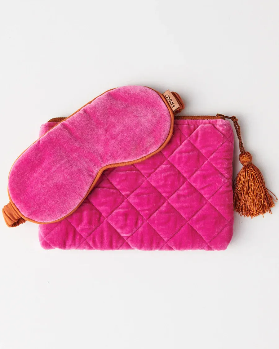 Kip & Co - Velvet Cosmetic Purse (Sweet Talker)