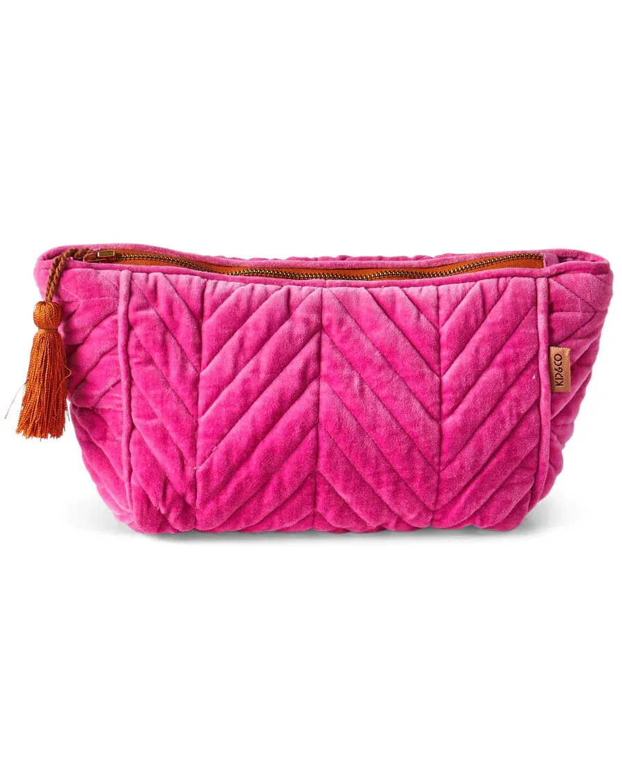 Kip & Co - Velvet Toiletry Bag (Sweet Talker)