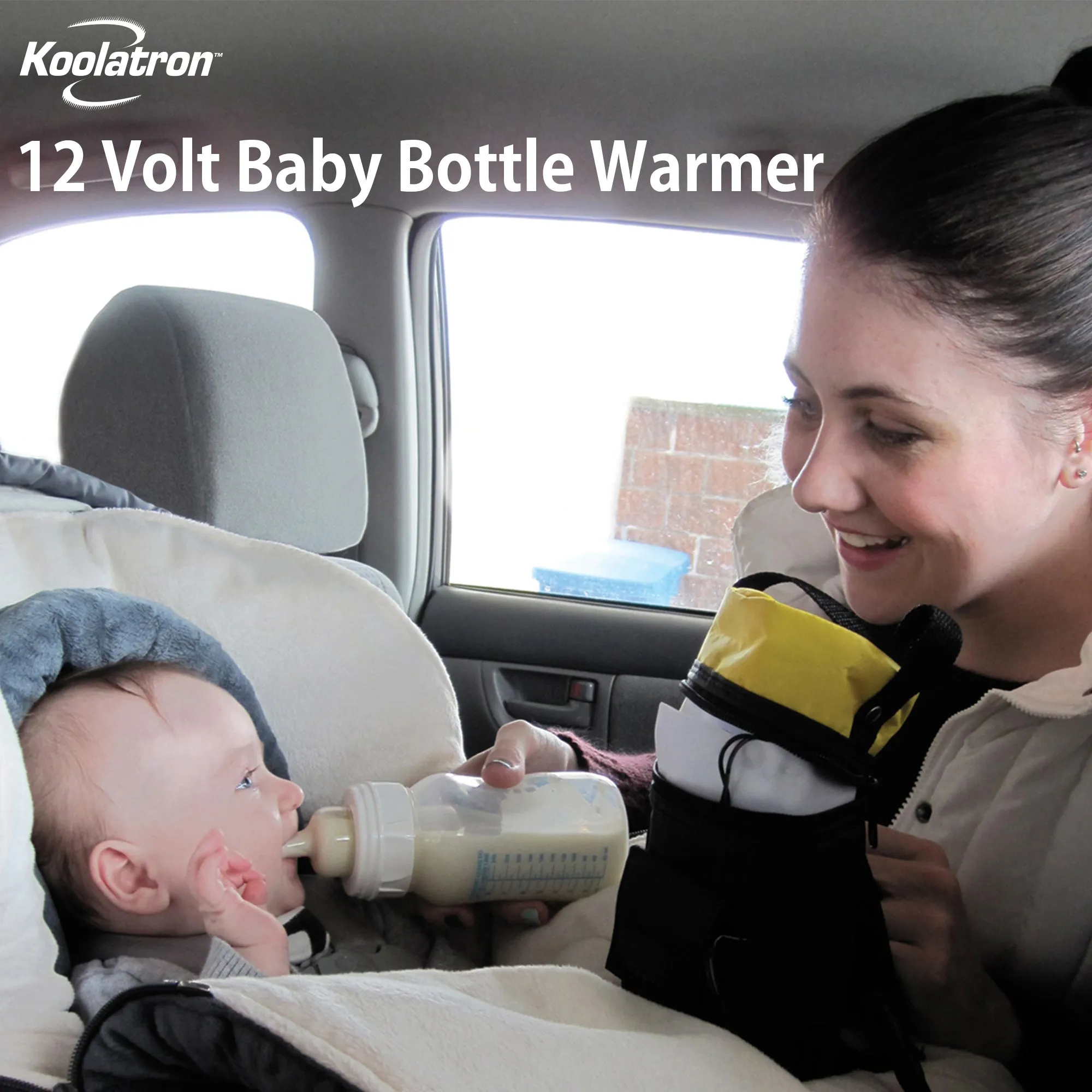 Koolatron 12V Baby Bottle Warmer w/ Insulated Carry Case, Blue, Portable Jar Warmer for Milk, Infant Formula, Breastmilk, Baby Food, Warms to the Perfect Temperature in Car, SUV, Truck, RV, Boat