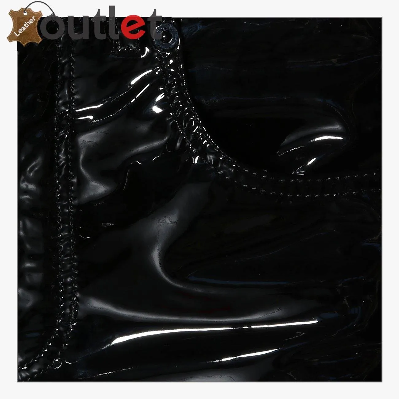 Ladies Patent-leather skinny pants Trouser