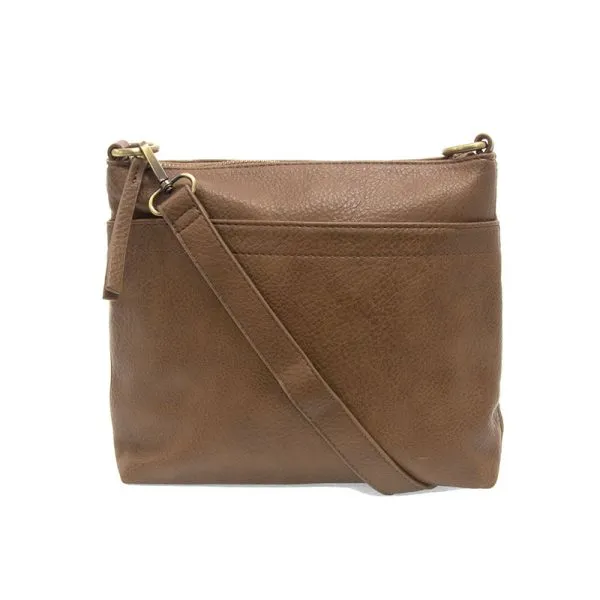 Layla Top Zip Crossbody Bag - L8105-63  -  Women's  FAWN