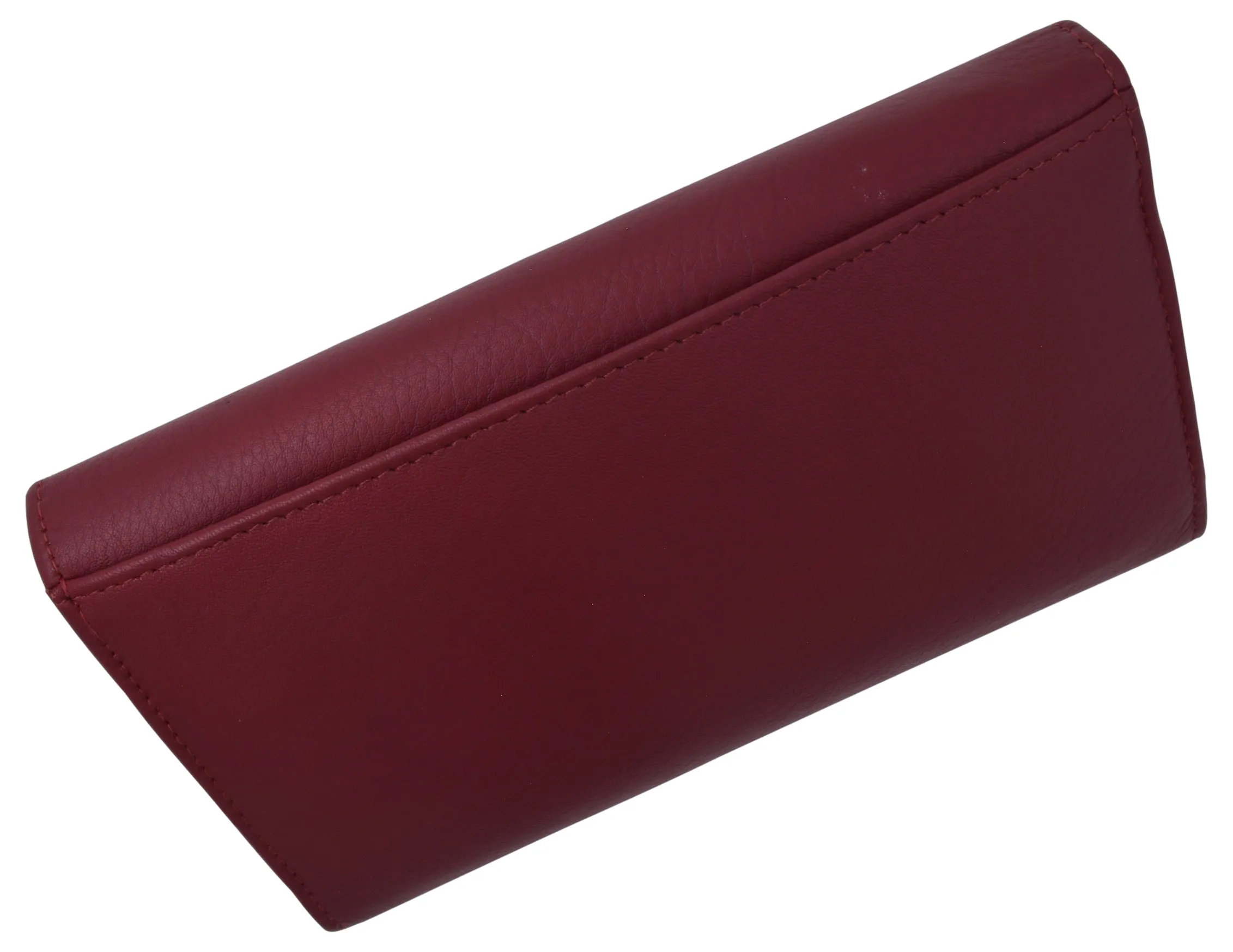 Leather Womens Wallet Ladies Clutch With Removable Checkbook Cover RFID Blocking