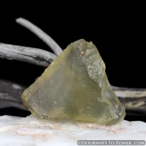 Libyan Desert Glass Triangle Specimen Libyan Gold Tektite