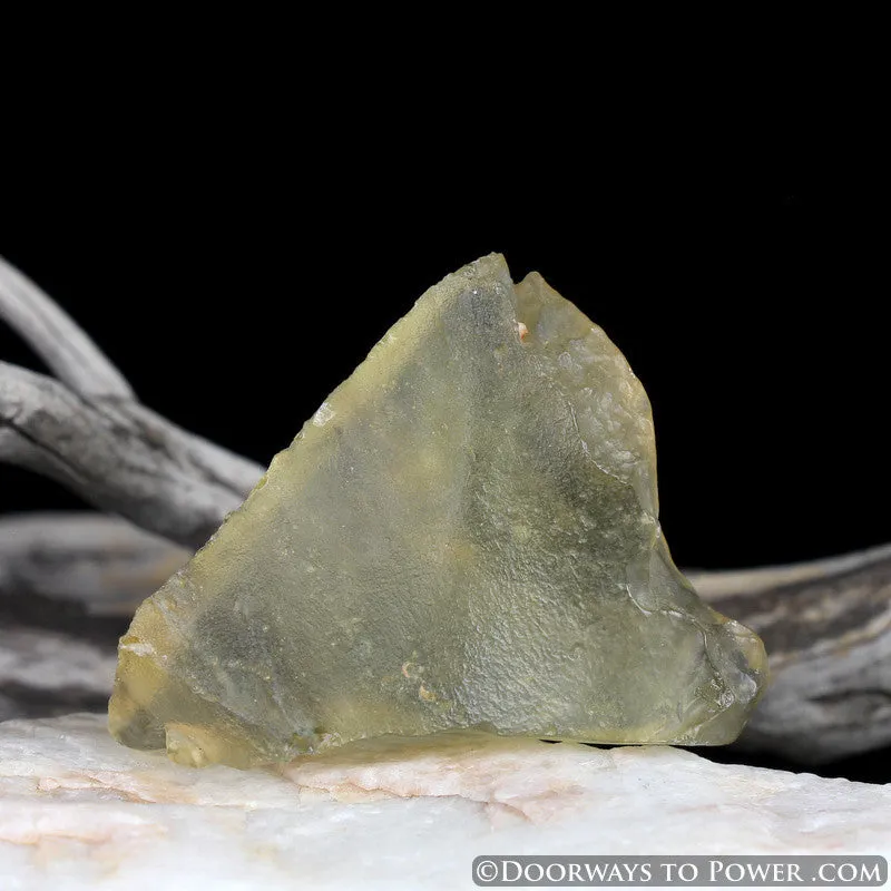 Libyan Desert Glass Triangle Specimen Libyan Gold Tektite