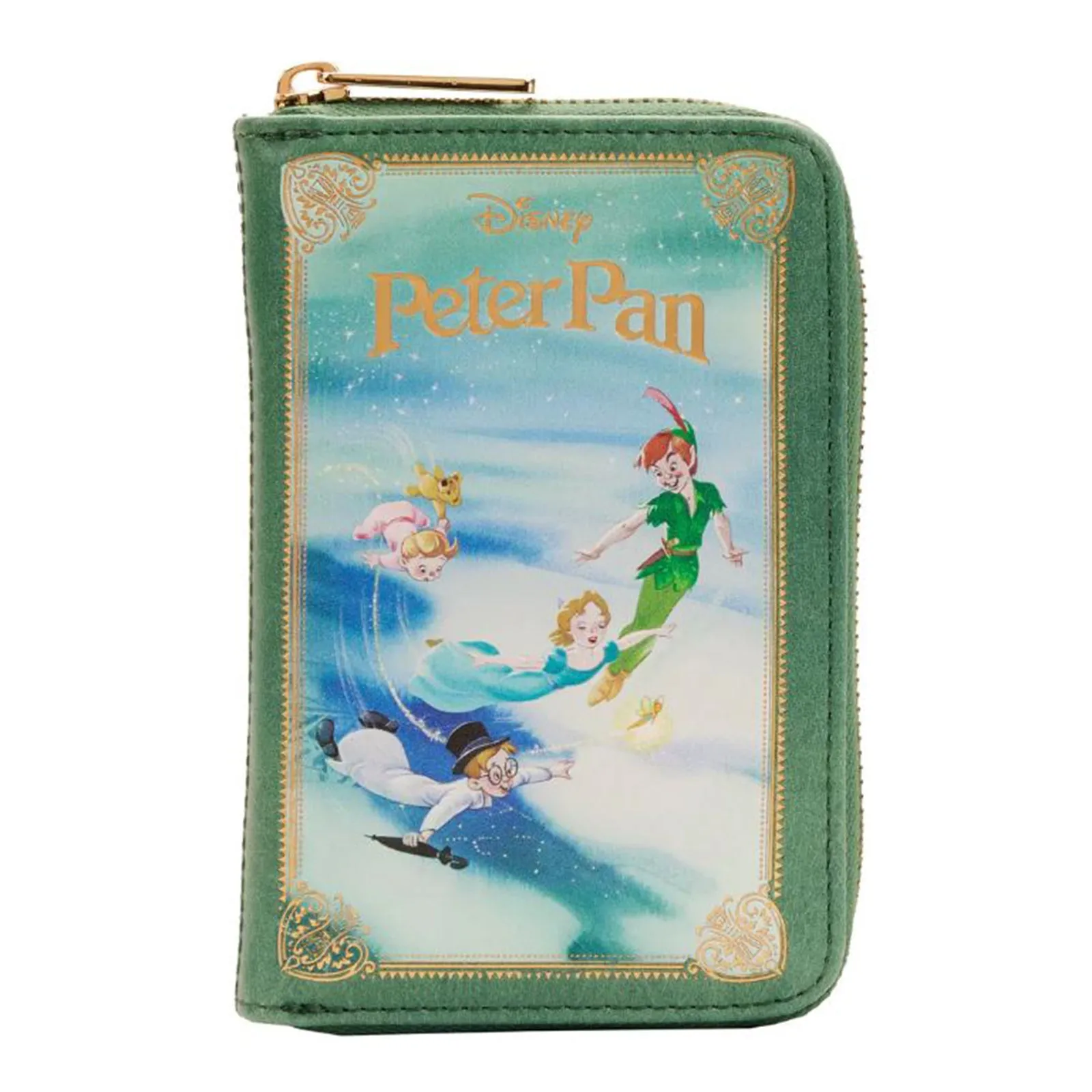 Loungefly Disney Peter Pan Book Series Zip Around Wallet