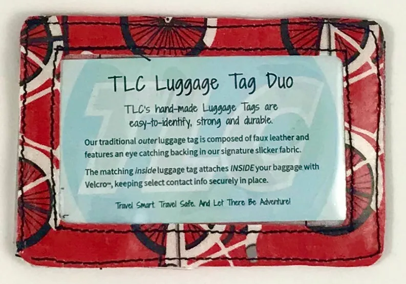 Luggage Tag Duo - Bicycles