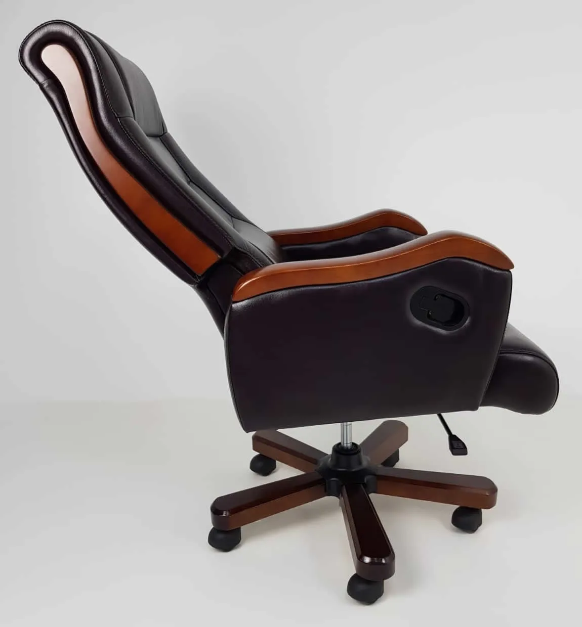 Luxury Brown Leather Executive Office Chair CHA-1832ABR