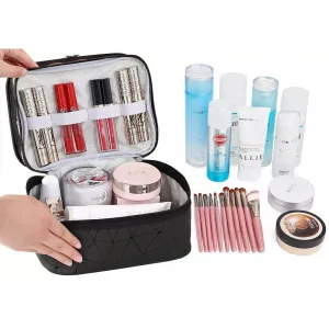 Makeup Bags Double layer Travel Cosmetic Cases