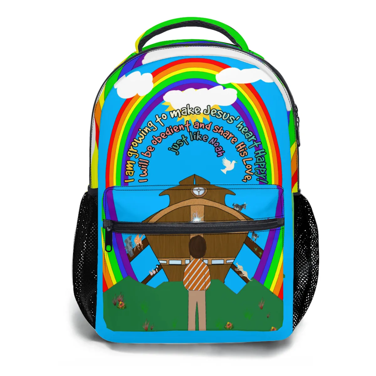 Making Jesus Merry Like Noah 3-Piece Backpack