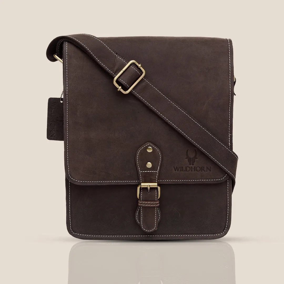 MALTON Leather Sling Bag for Men