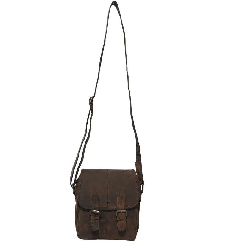 Medium Hunter Crossbody Bag | Brown