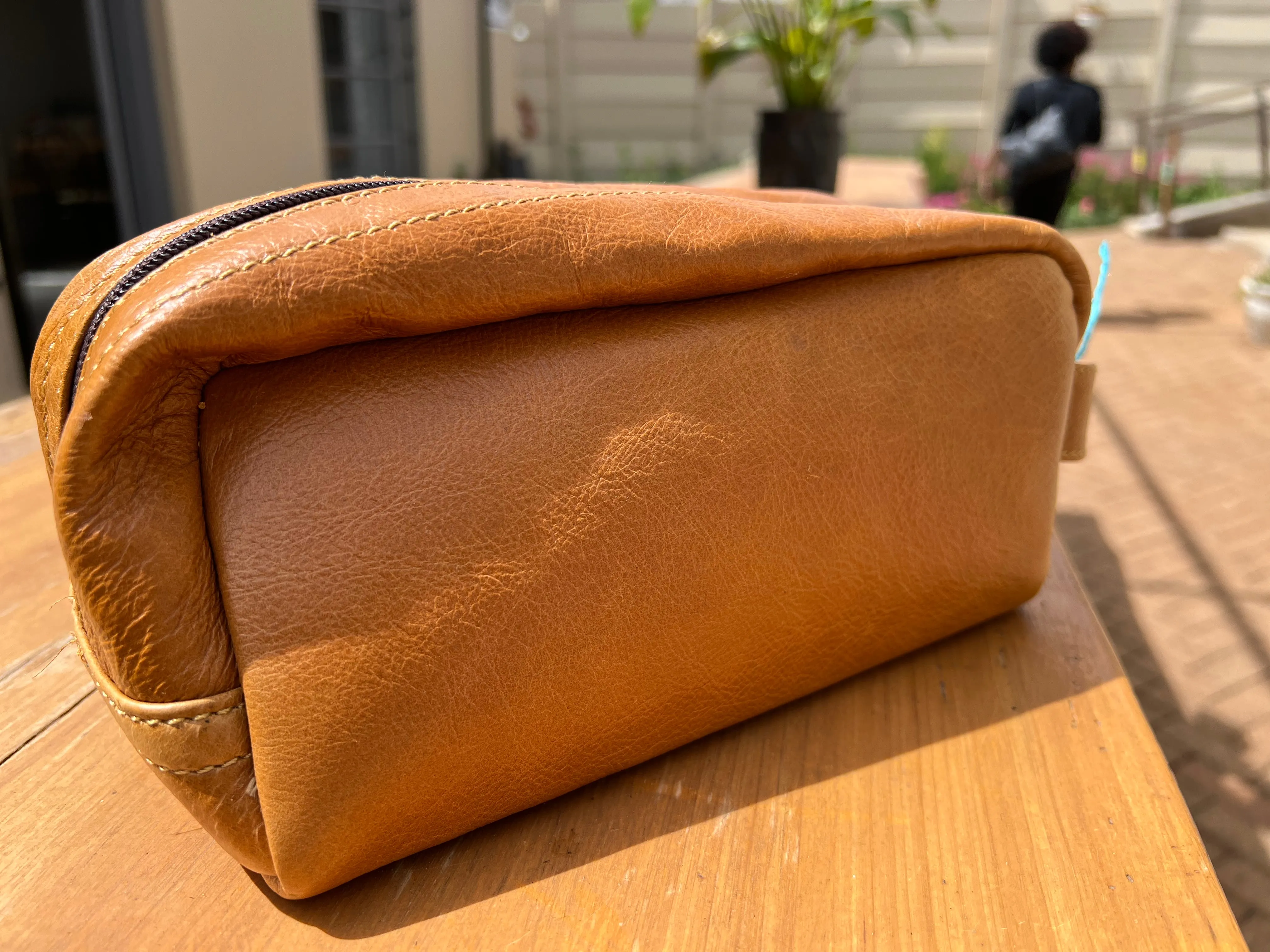 Men's Leather Toiletry Bag