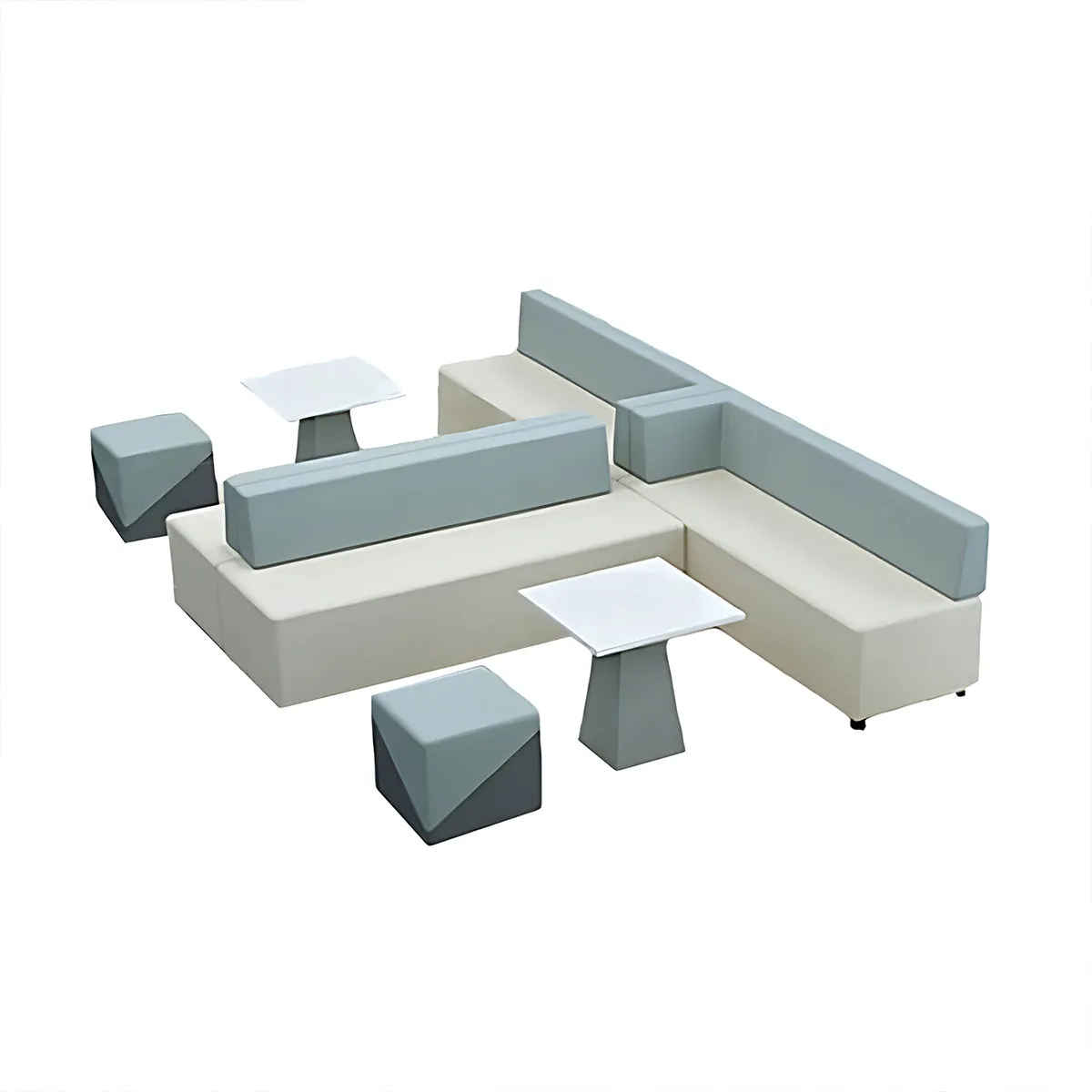 Minimalist Creative Patchwork Design Office Reception Sofa