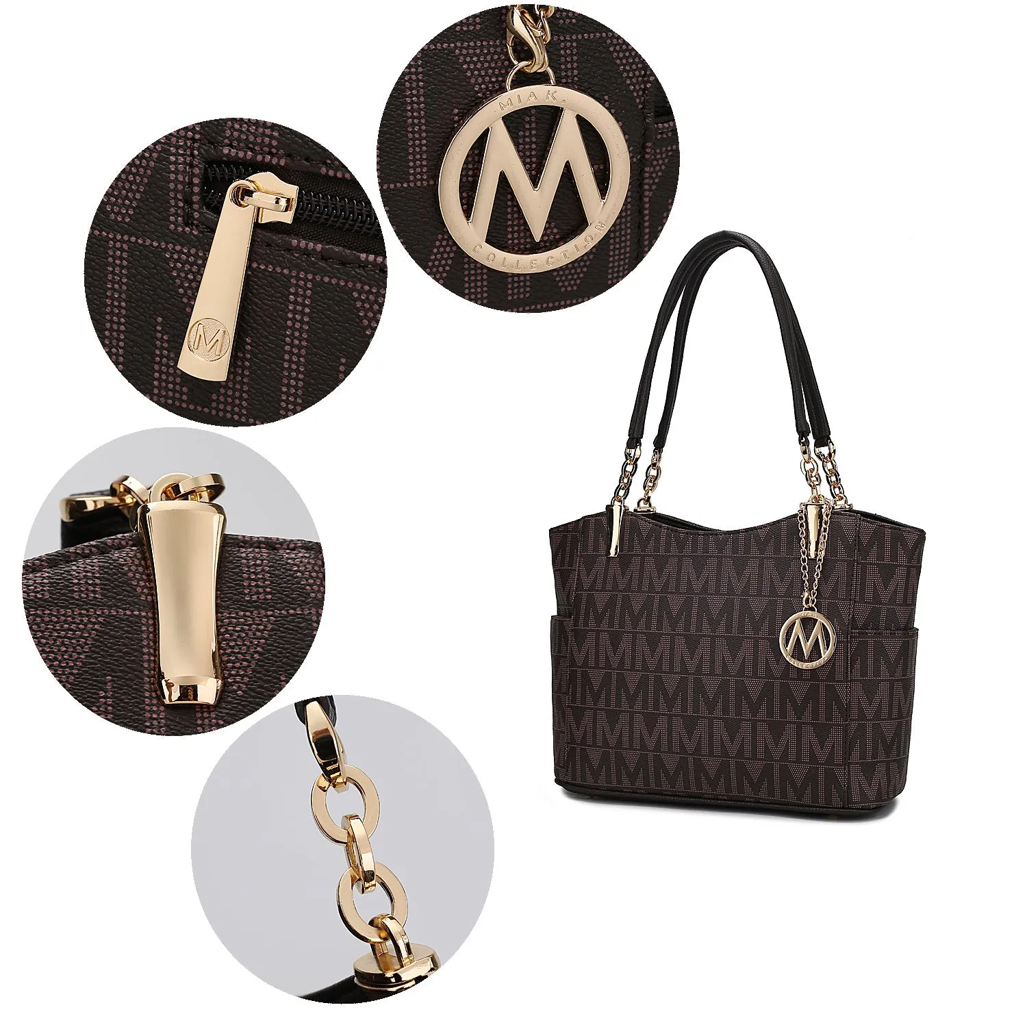 MKF Collection Braylee M Signature Tote Handbag by Mia k