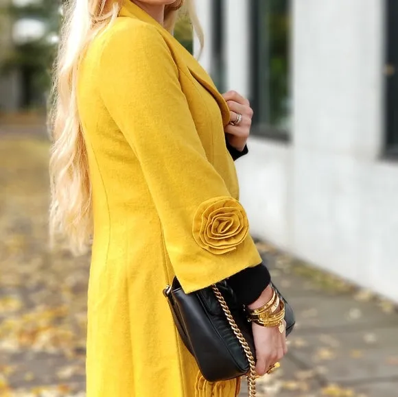 MOONLIGHT Mustard Coat