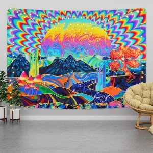 Mushroom Mountain Tapestry