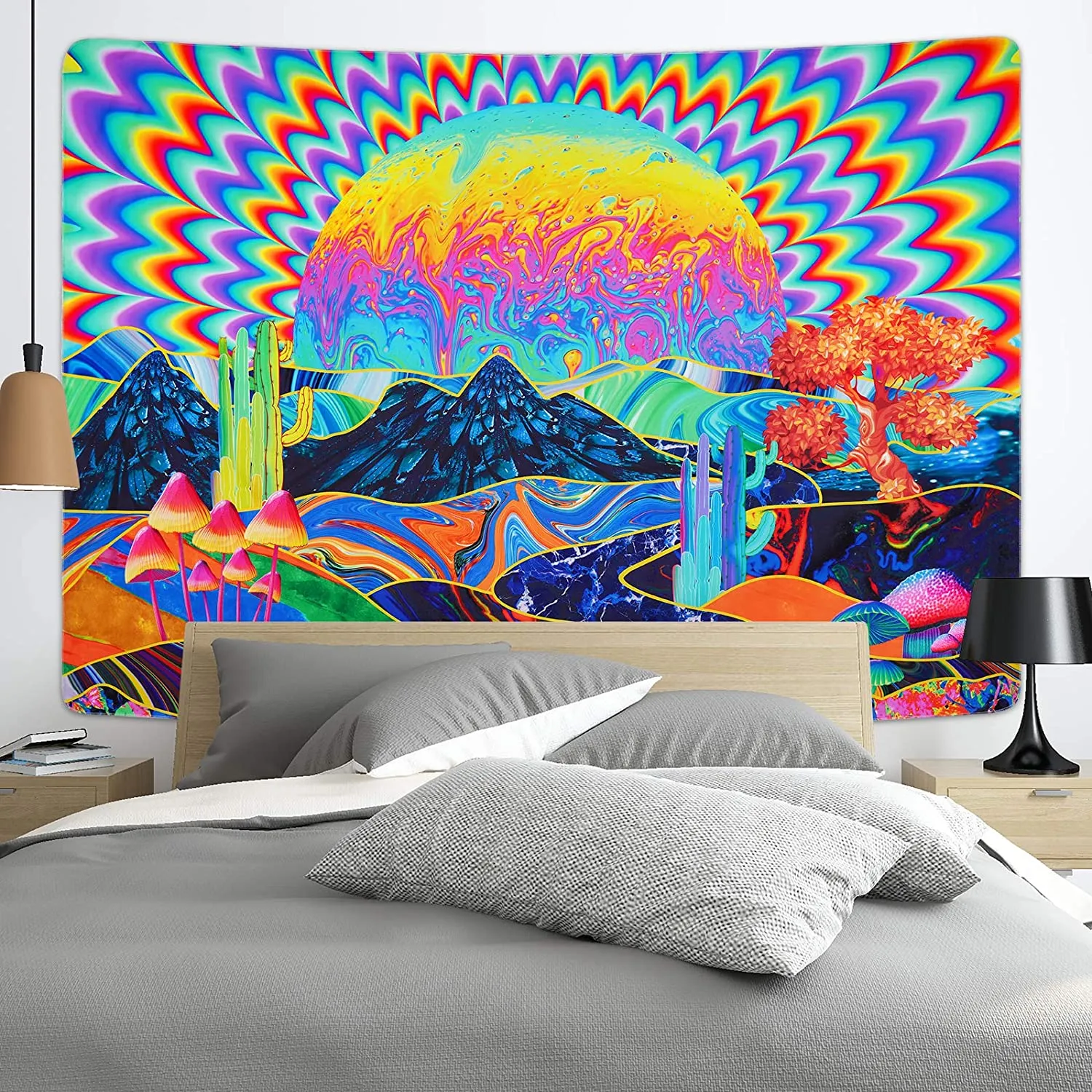 Mushroom Mountain Tapestry