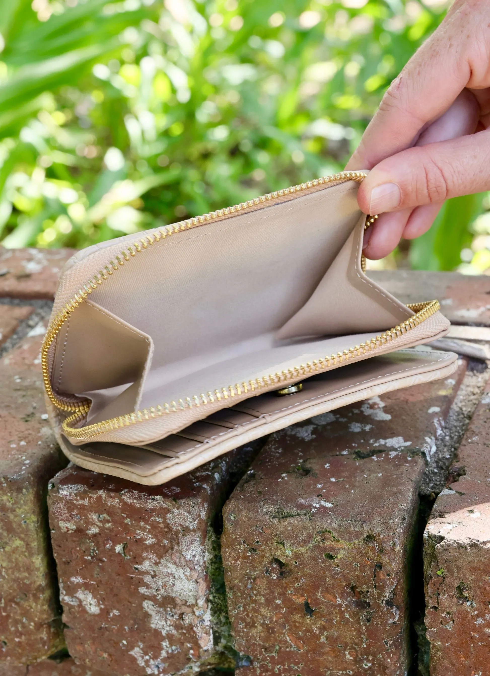 Nadine Tan Zippered Wallet