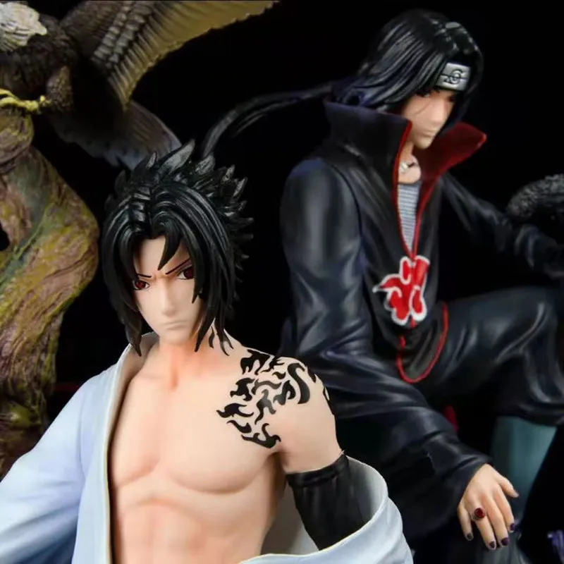 Naruto Uchiha Sasuke Uchiha Itachi Brotherhoods Action Figure |35 Cms|