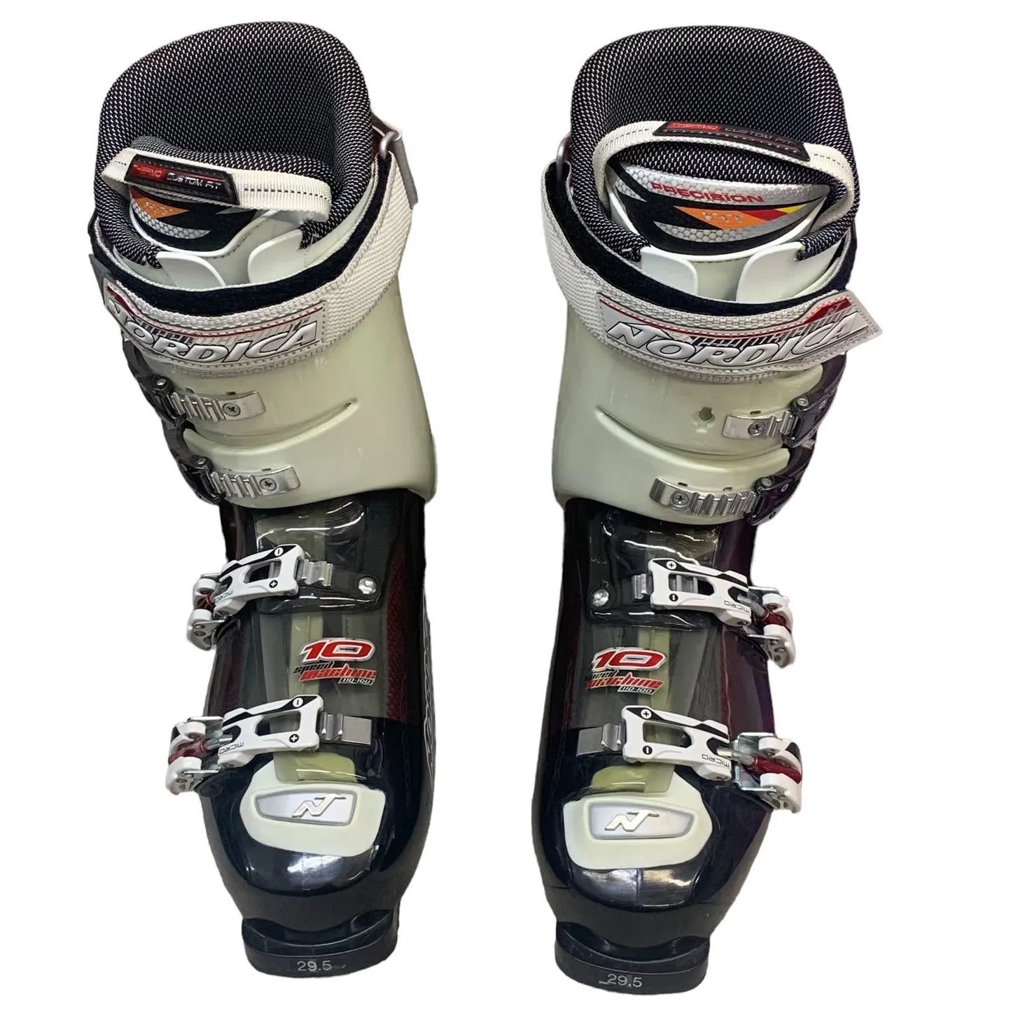 Nordica 10 Speed Machine 110 - 100 Ski Boots 290-295/335mm with bag