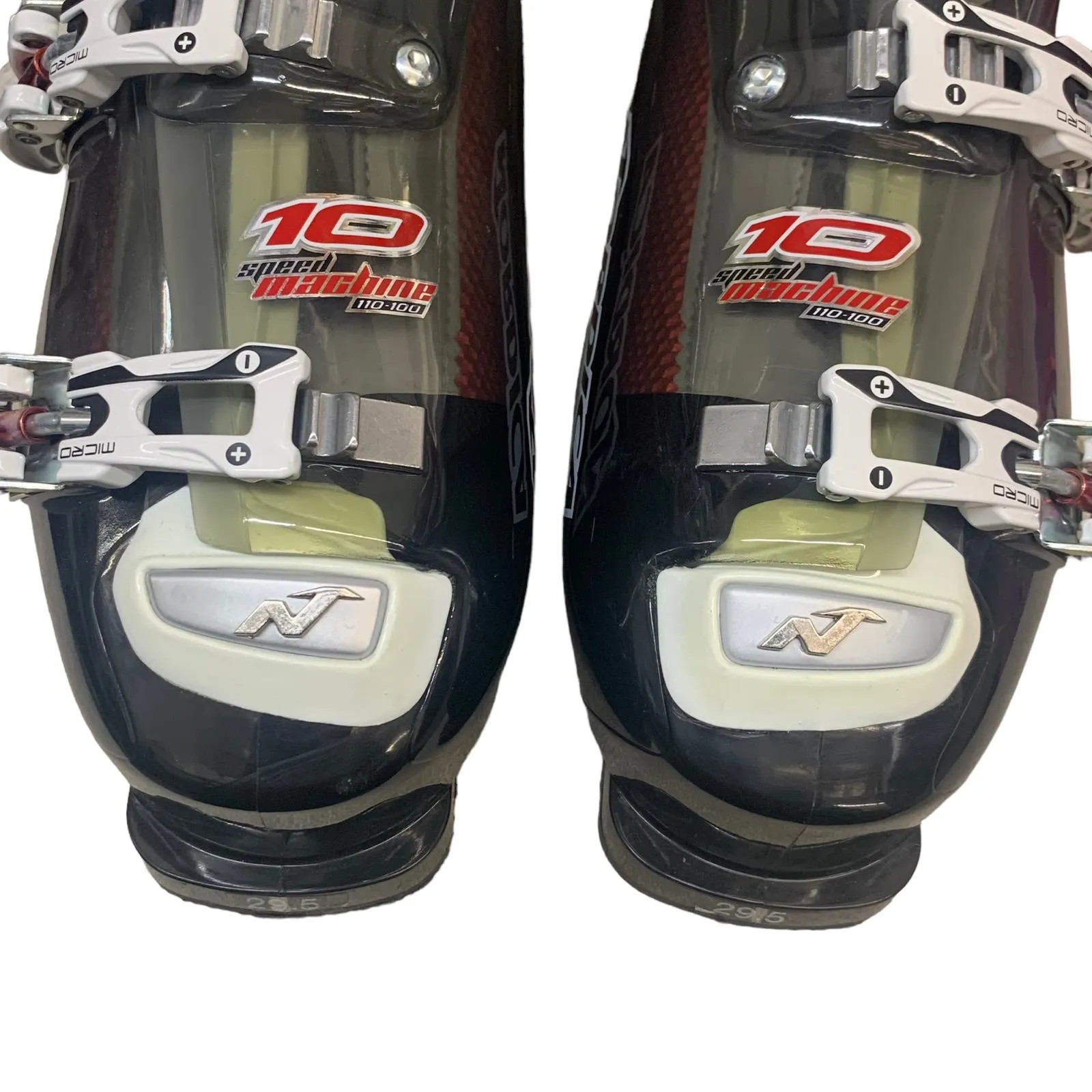 Nordica 10 Speed Machine 110 - 100 Ski Boots 290-295/335mm with bag