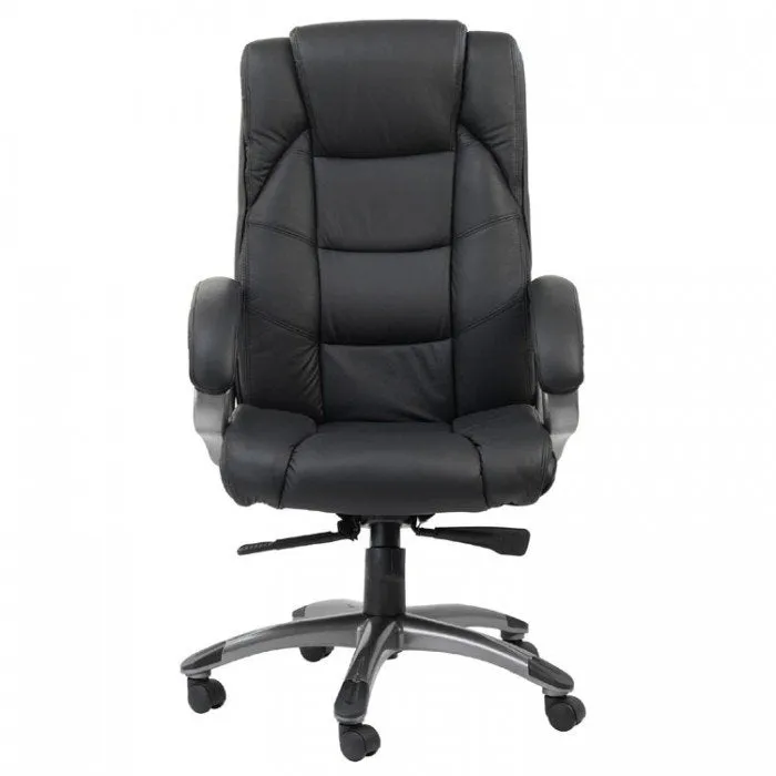 Northland Black High Back Leather Chair - AOC6332-L-BK