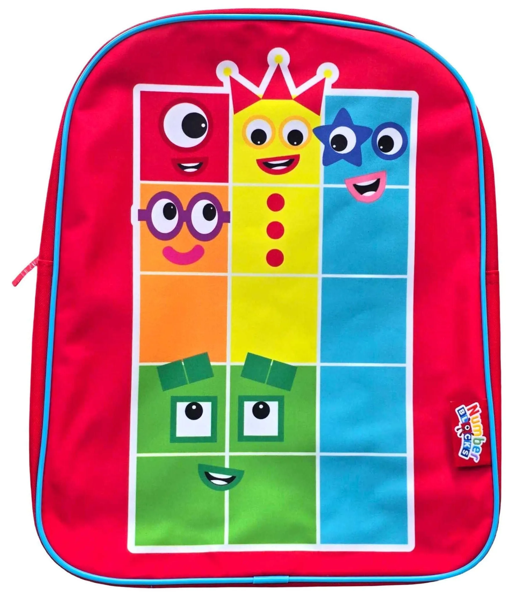 Numberblocks And Alphablocks Wipe Clean 4 Books & Numberblocks Red Backpack - Ages 1-7 - Board Book