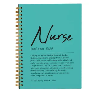 Nurse Definition Spiral Notebook