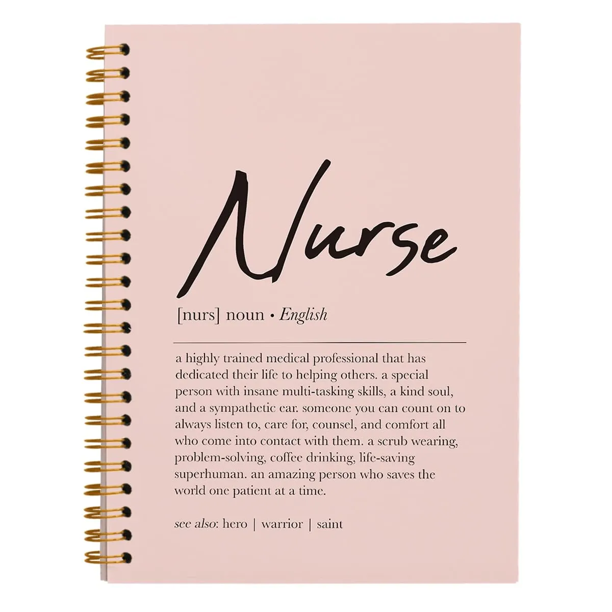 Nurse Definition Spiral Notebook