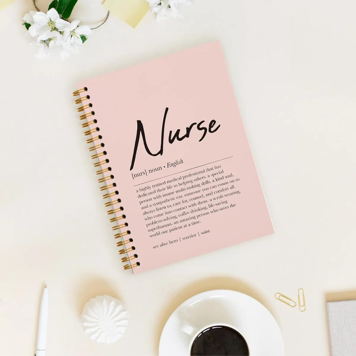 Nurse Definition Spiral Notebook