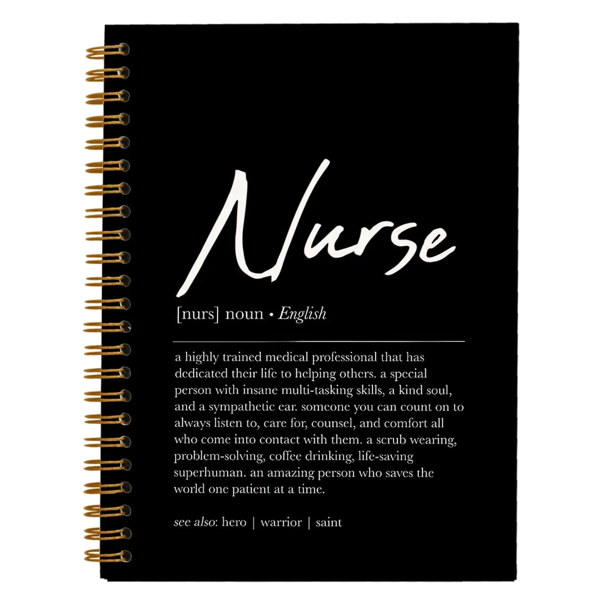 Nurse Definition Spiral Notebook