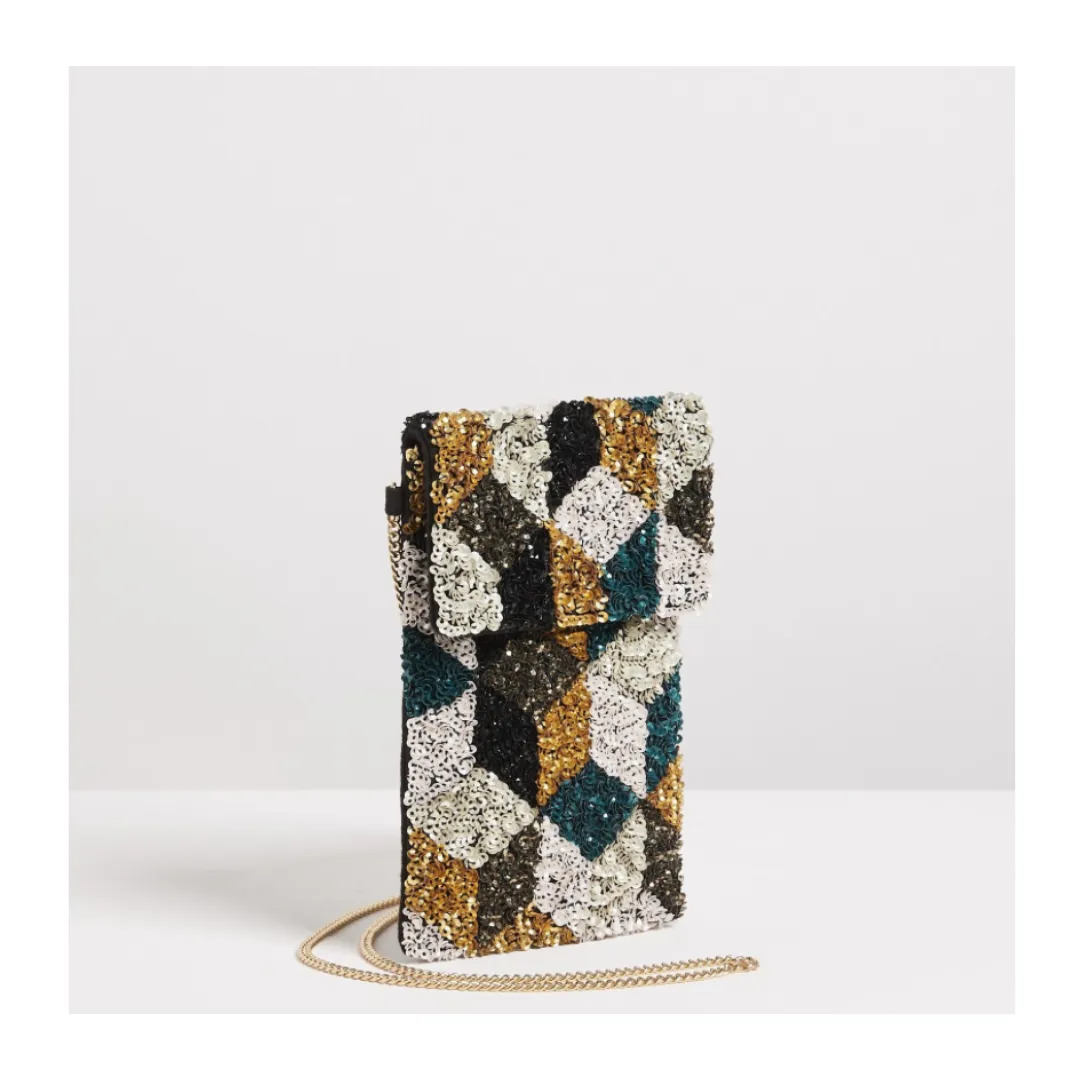 OLIVER BONAS Maiko Sequins Bag Phoneholder