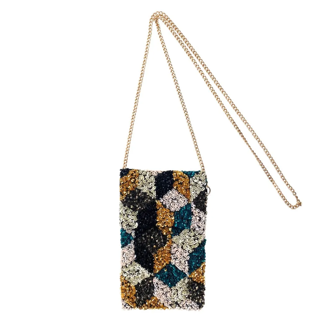 OLIVER BONAS Maiko Sequins Bag Phoneholder