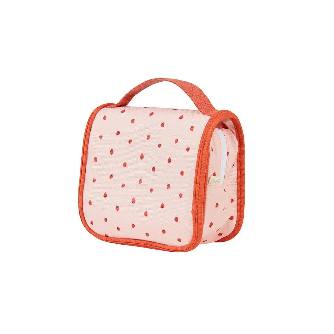 Olli Ella See-Ya Wash Bag - Strawberry