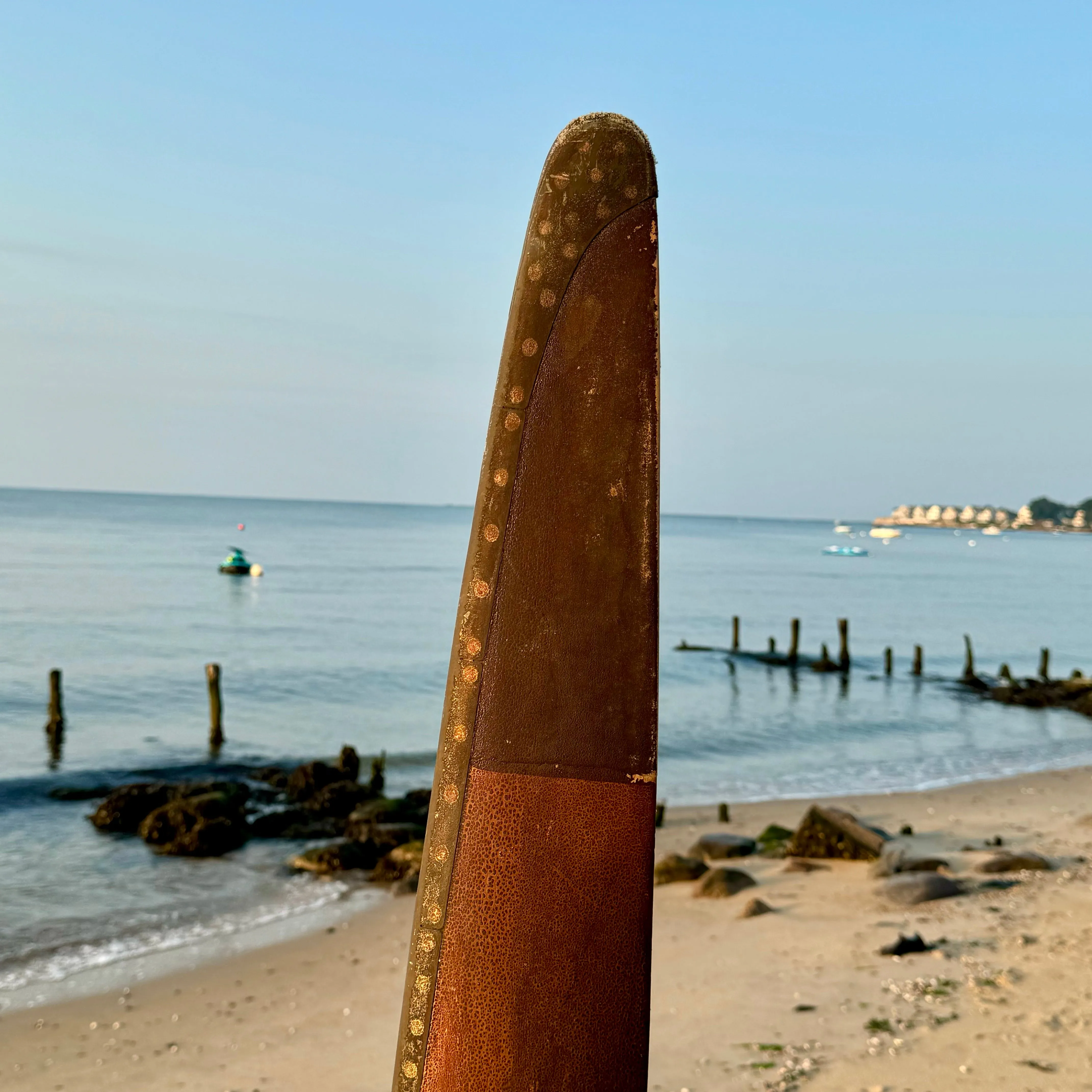 Original 72" Stone Supreme S65C 1930s Vintage Antique Wood Wooden Airplane Propeller