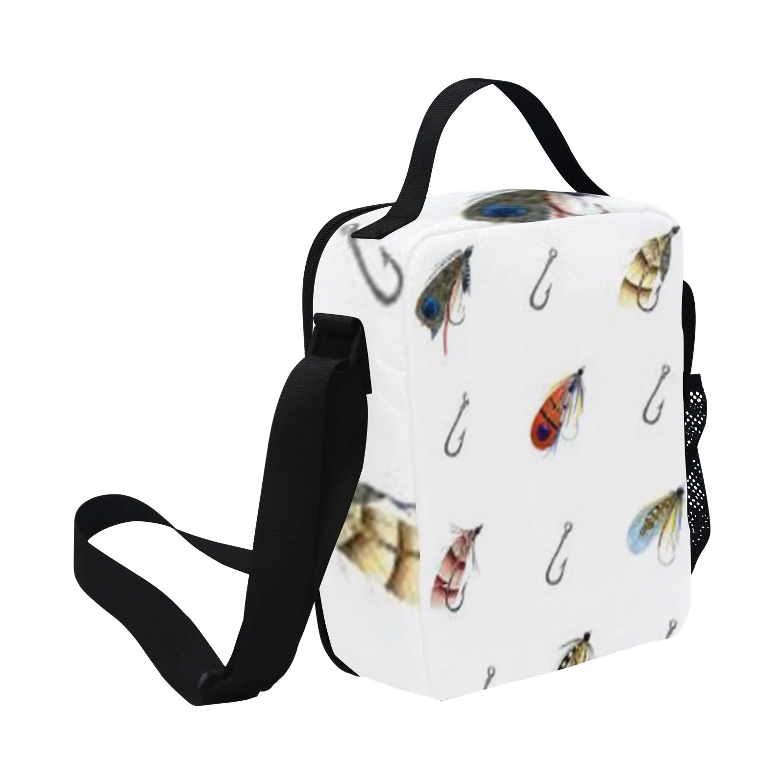 Parker White Lunch Bag for Kids - Durable Nylon, Thermal Insulation