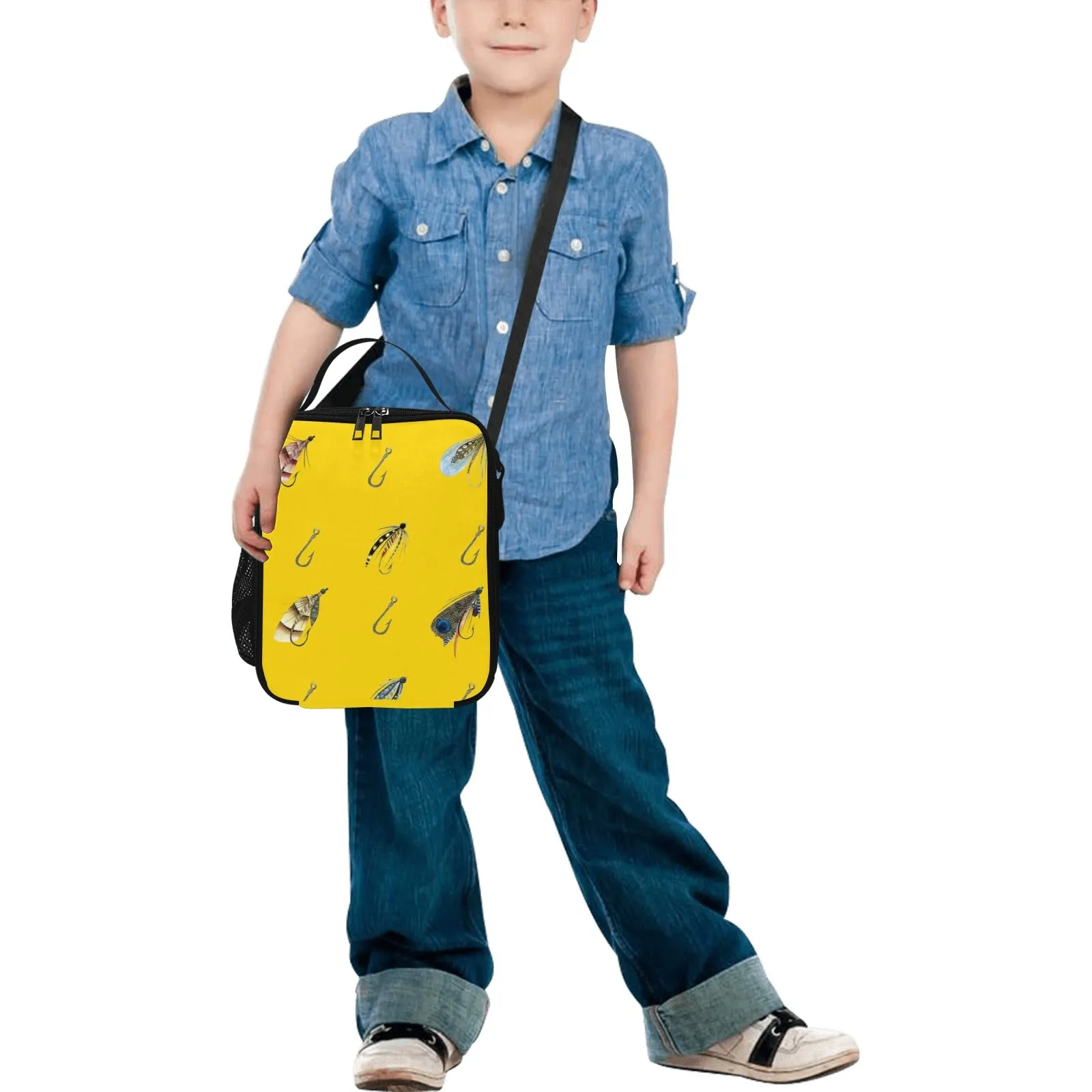 Parker Yellow Lunch Bag for Kids - Durable Nylon, Thermal Insulation