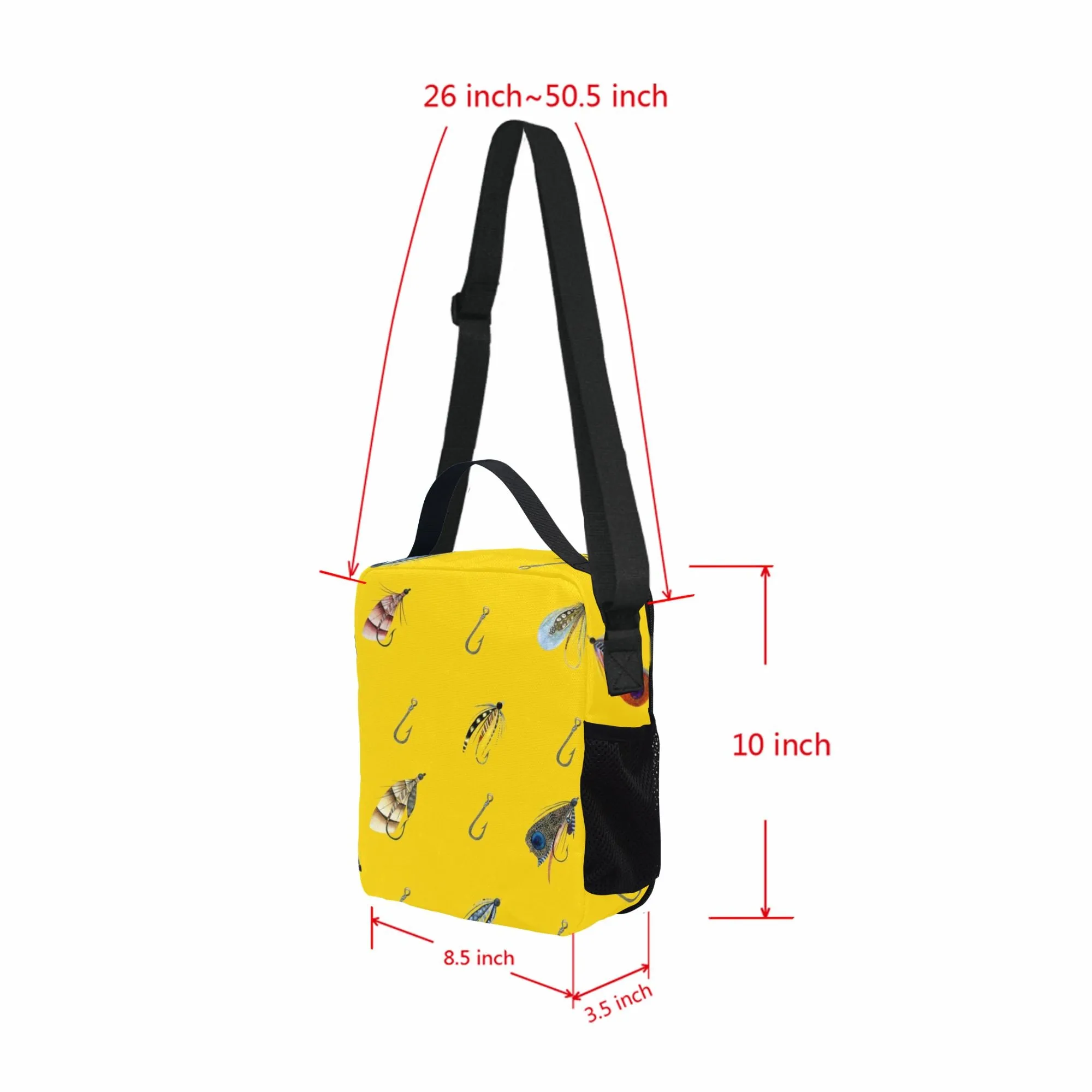 Parker Yellow Lunch Bag for Kids - Durable Nylon, Thermal Insulation