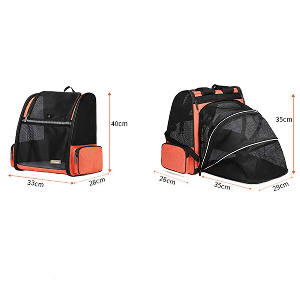 PAWS ASIA Manufacturer Expandable Cat Cage Foldable Pet Carrier Backpack