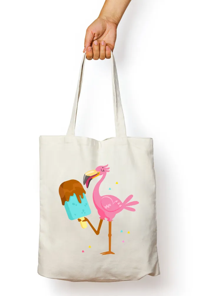 Pink Flamingo Tote Bag