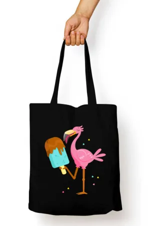 Pink Flamingo Tote Bag