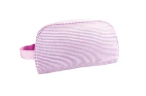 Pink Seersucker Toiletry Bag