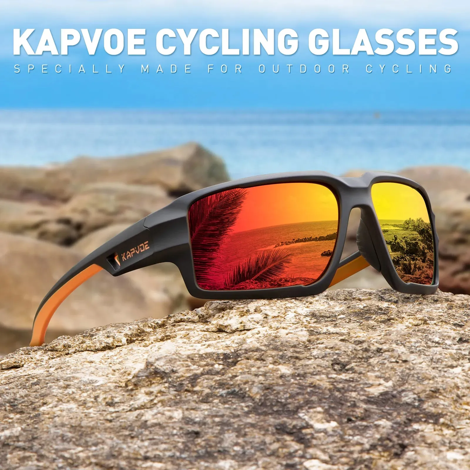 Polarized Cycling Glasses Men Women Outdoor Sport Sunglasses MTB Mountain Bike Glasses UV400 Fishing Goggles Bicycle Eyewear