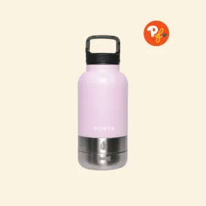 Porta - 32oz Water Bottle & Bowl (Bubblegum)