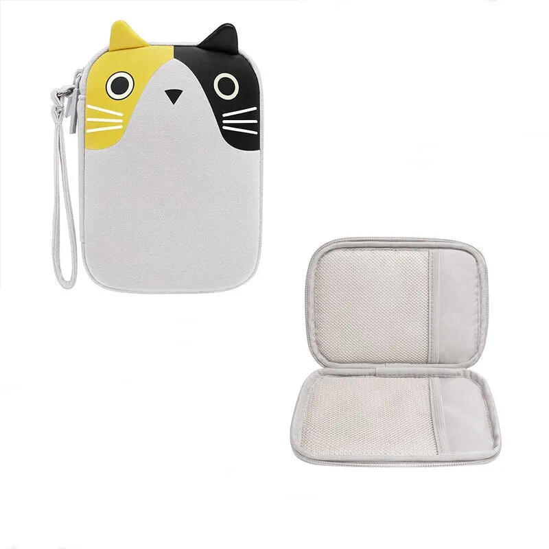 Portable Power Bank Protection Box External Hard Disk Storage Bag USB Accessories Carrying Case