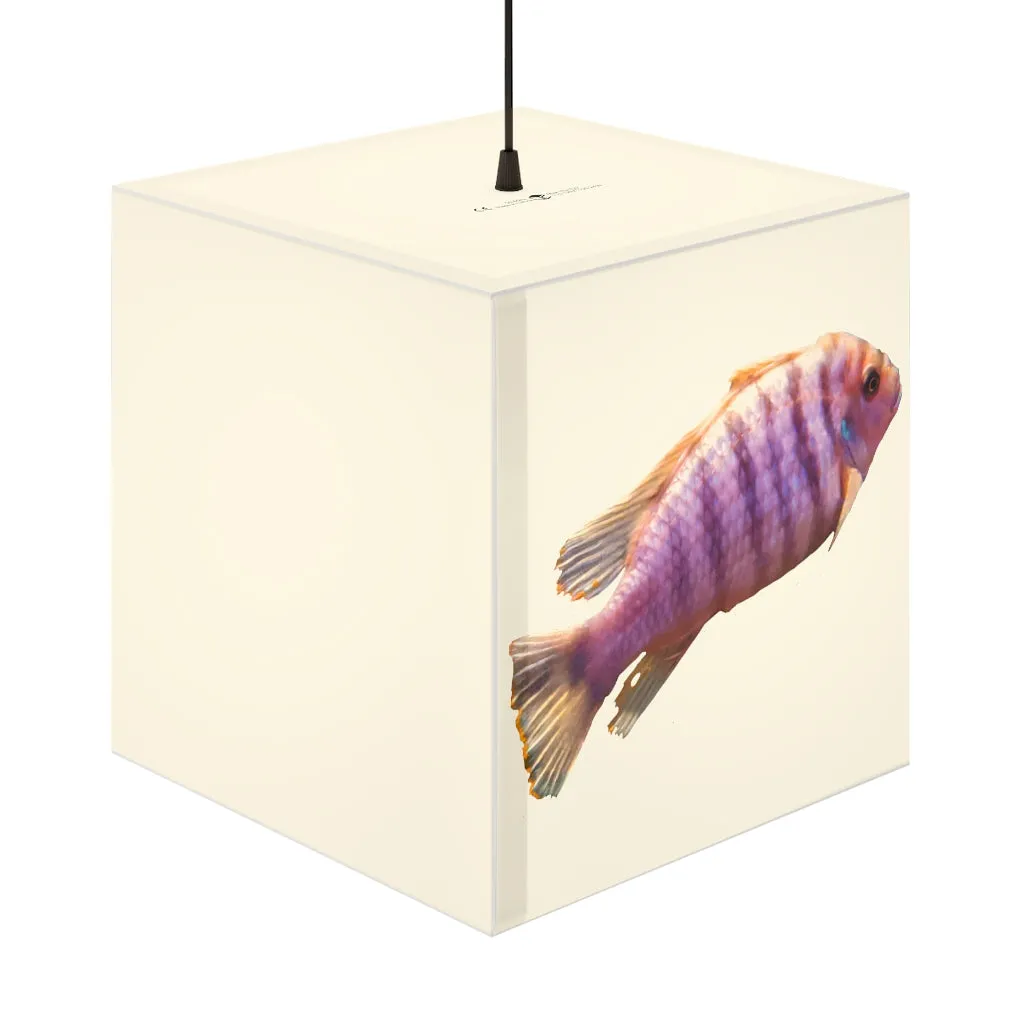 Purple Fish Personalized Lamp