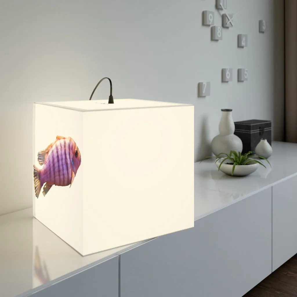 Purple Fish Personalized Lamp