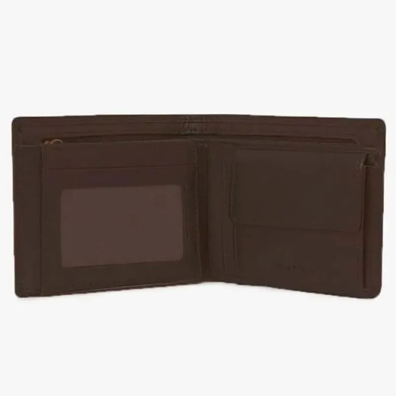 RM WILLIAMS - Leather Wallet with Coin Pocket - Brown